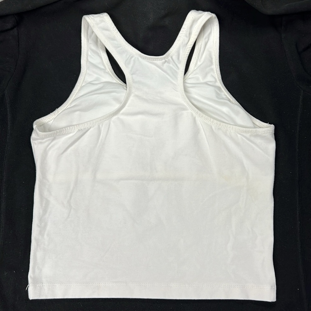 Waist-Cropped Sporty Racerback Bra Tank L NWOT - Picture 6 of 9